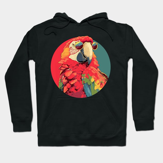 cool parrot Hoodie by StevenBag